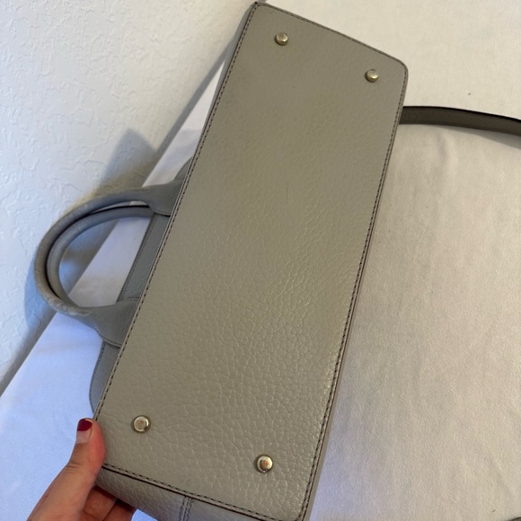 Kate Spade Gray Leather Bag - Picture 3 of 13